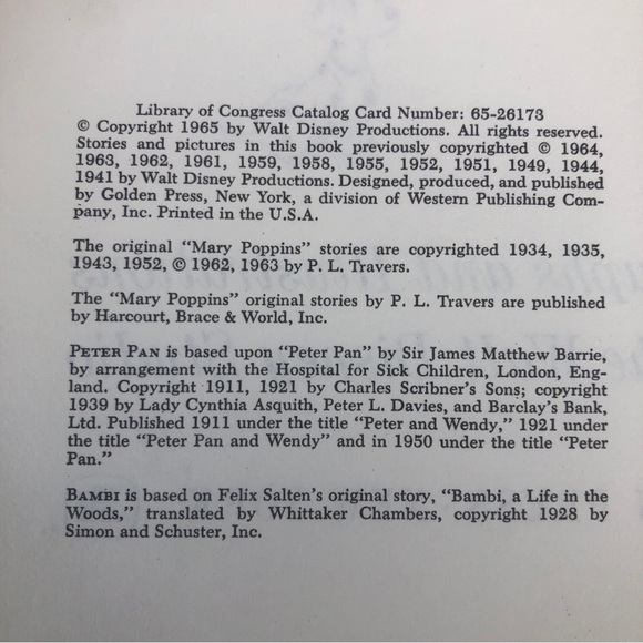 Vintage Disney Books ✨ c.1967 ✨ Set of 4 - Picture 6 of 16